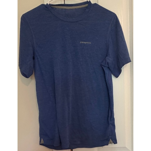 Patagonia Tops - Patagonia Capilene Cool Daily Shirt Womens Blue Heather Short Sleeve  SP18 small